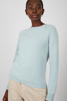 Mint crew neck raglan sleeve wool jumper_1