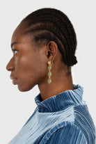 Mid blue micro ribbed silky top_6