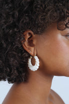 Ivory rope twist hoop earrings_2