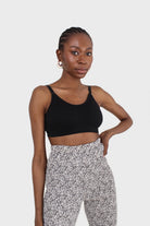 Black ribbed bra top_4