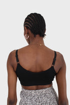 Black ribbed bra top_2