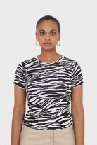 White and black zebra print tee_5