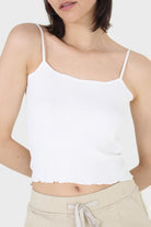 Ivory wave trim strappy knit tank_4