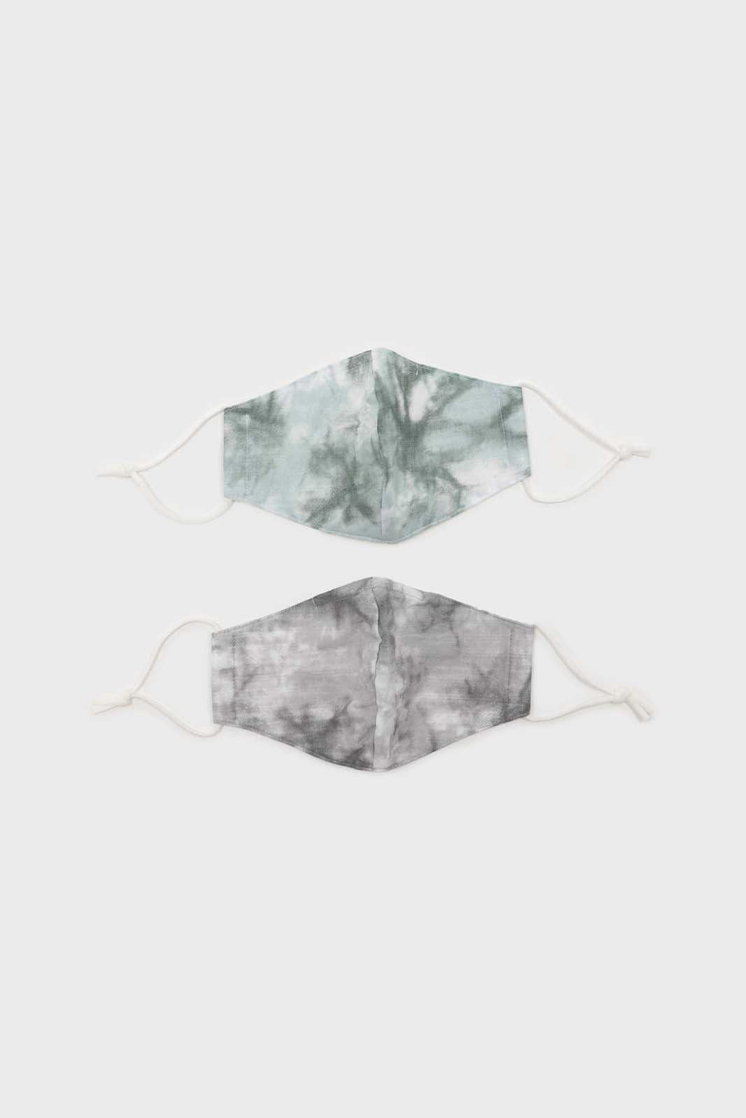 Black tie dye face mask_3