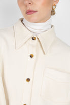 Ivory vegan suede oversized shirt_2