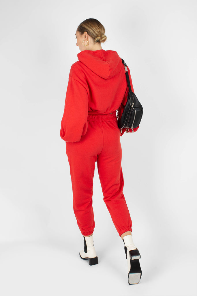 Red loose fit sweatpants - set_6