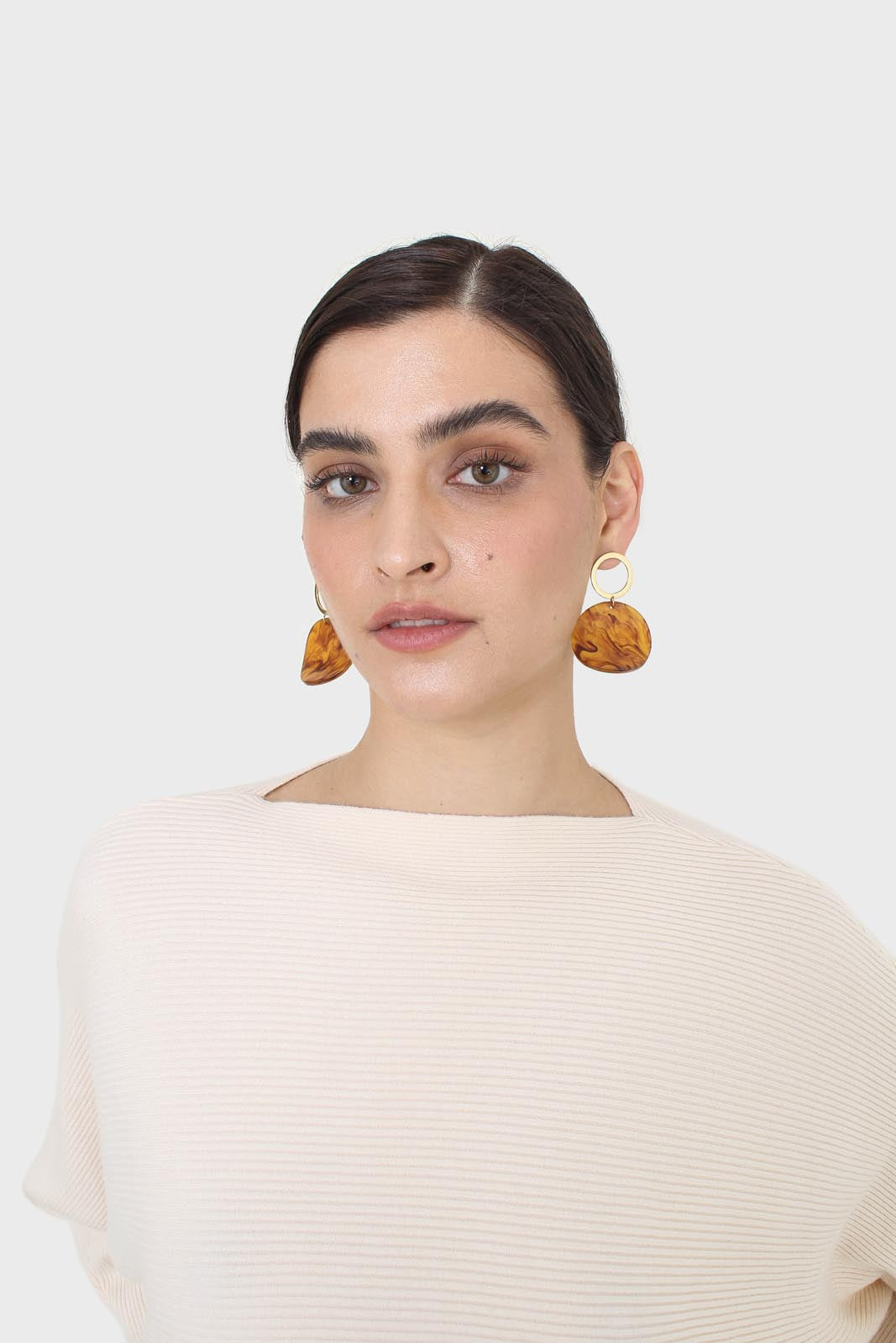 Ivory horizontal rib wide fit jumper_6