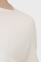Ivory horizontal rib wide fit jumper_5