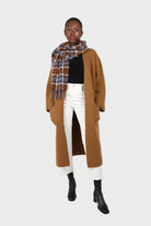 Camel thick angora sweater coat_1