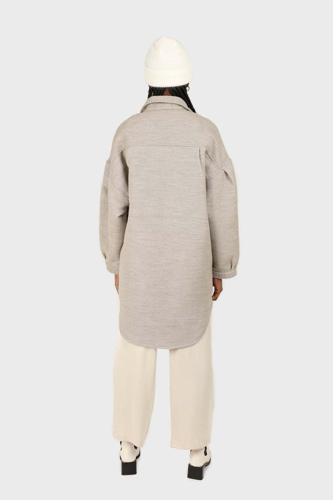 Beige wool blend oversized shirt jacket_3