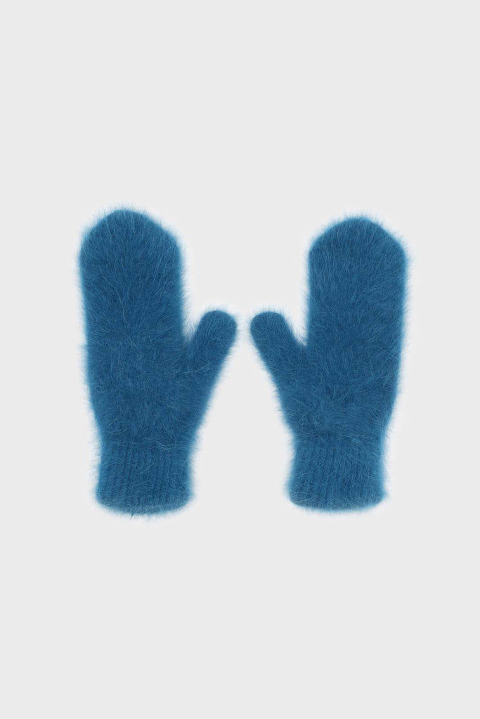 Bright mid blue mohair mittens_1