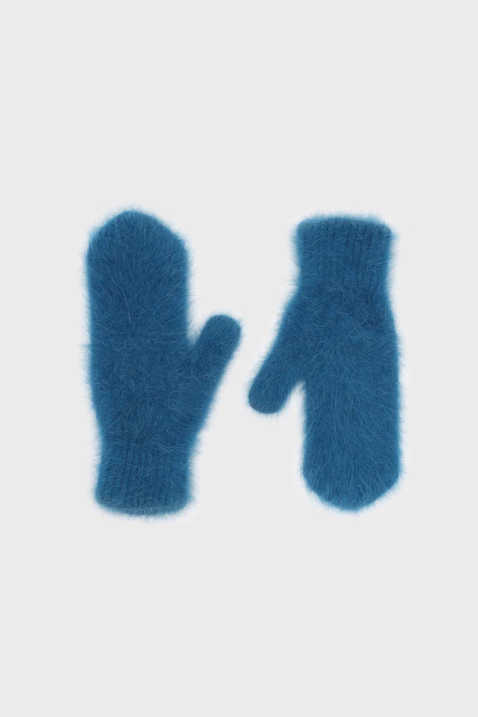 Bright mid blue mohair mittens_2