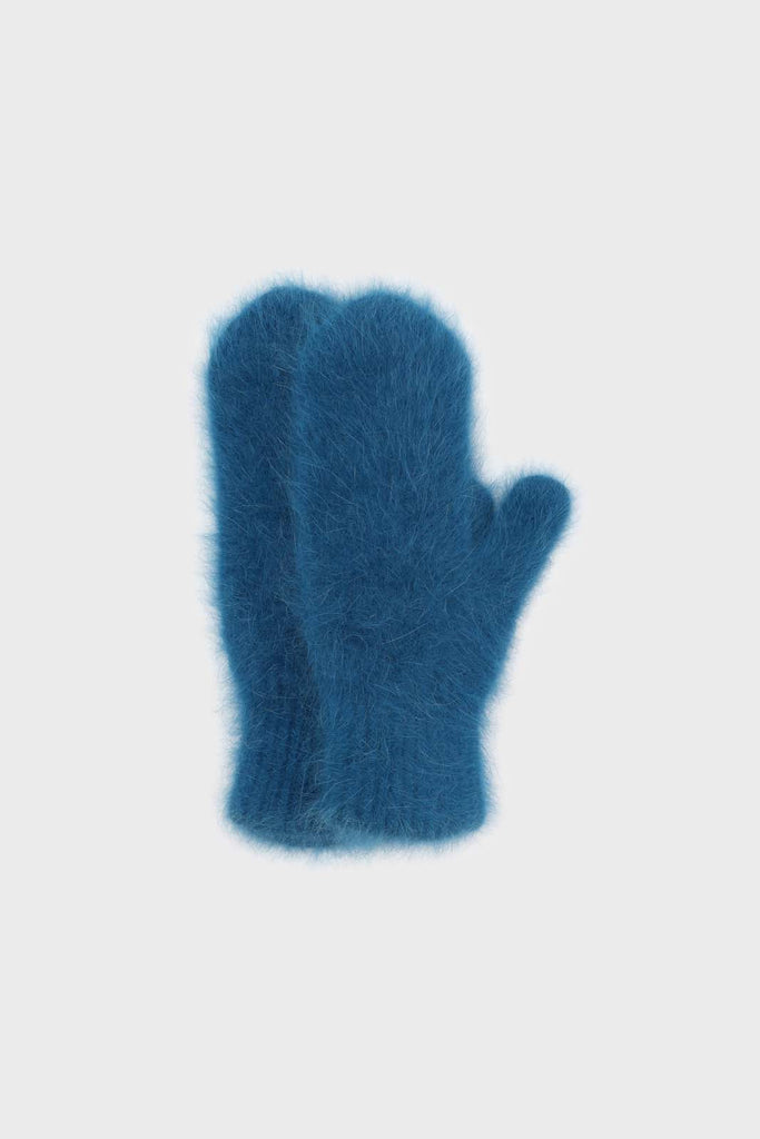 Bright mid blue mohair mittens_3
