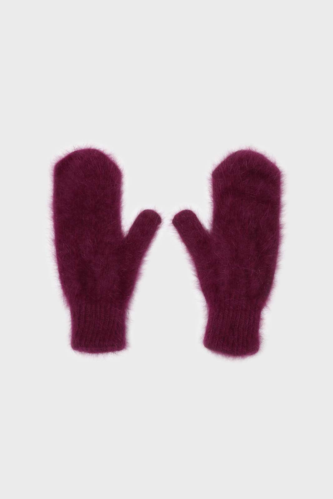 Plum mohair mittens_1