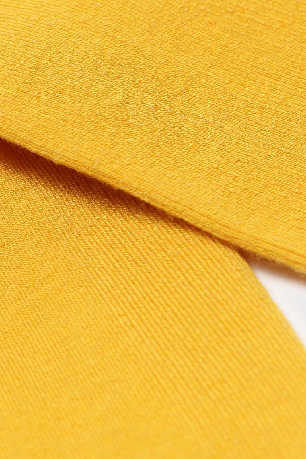 Yellow merino wool socks_2