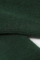 Deep green merino wool socks_2