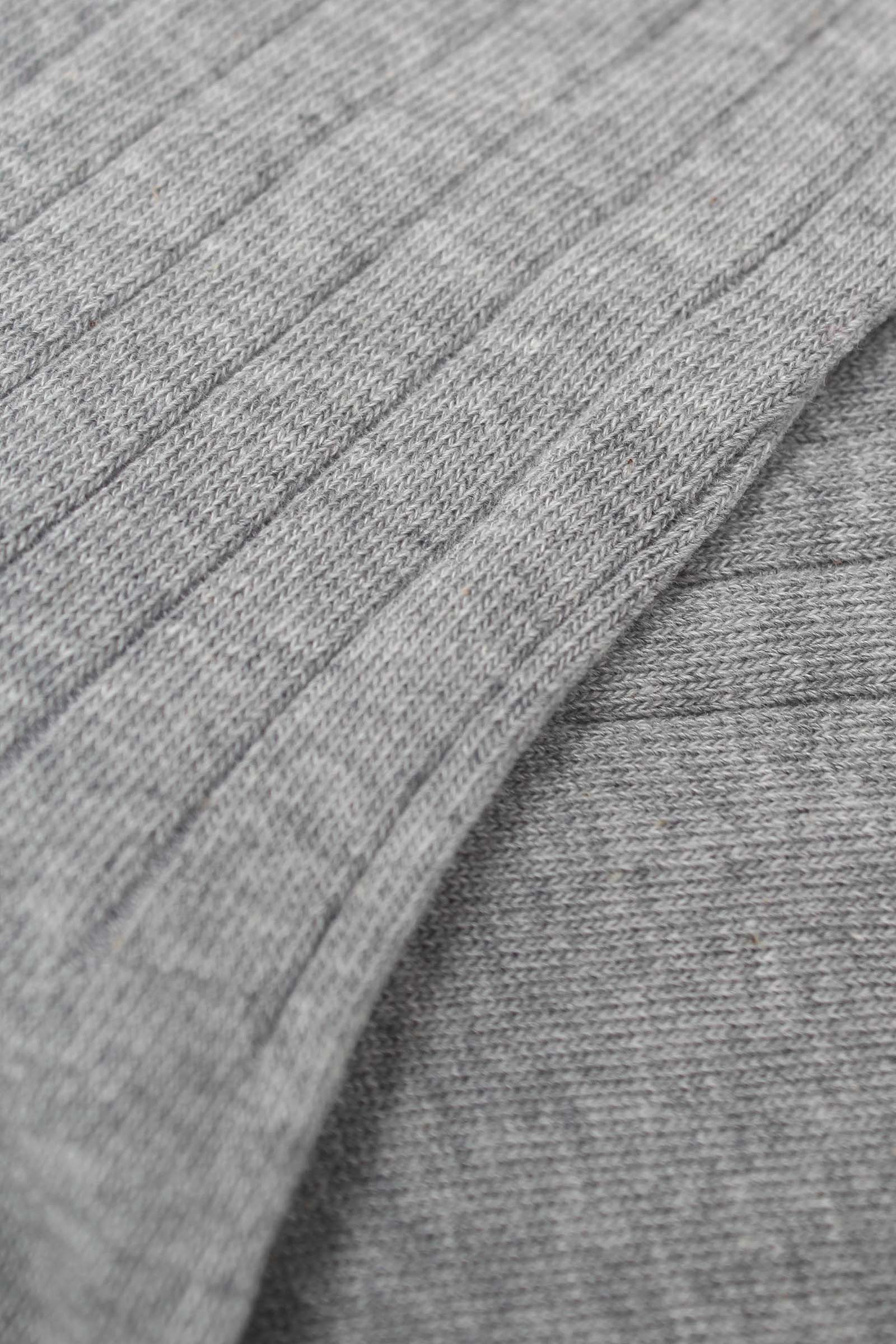 Grey giant rib socks_2