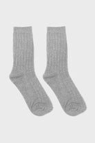Grey giant rib socks_1