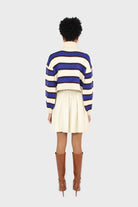 Ivory and cobalt blue bold striped turtleneck jumper_5