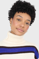 Ivory and cobalt blue bold striped turtleneck jumper_9