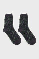 Charcoal botanical socks_3