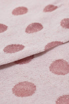 Pink metallic polka dots socks_2