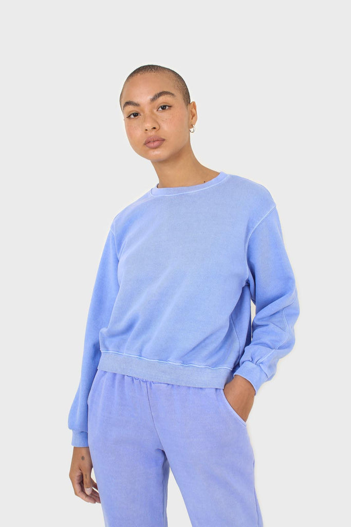 Blue pigment oversized sweatshirt_7