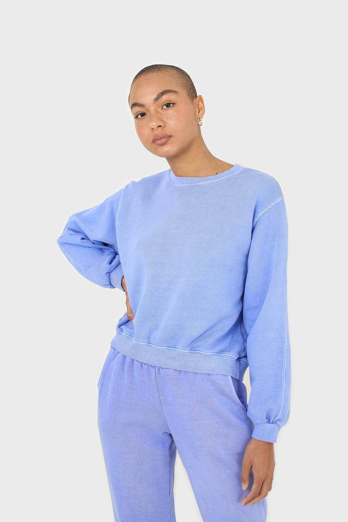 Blue pigment oversized sweatshirt_6