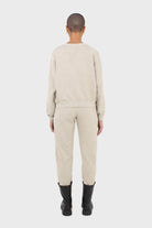 Beige pigment sweatpants_7