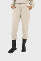Beige pigment sweatpants_4
