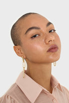 Gold diamante chainlinks earrings_3