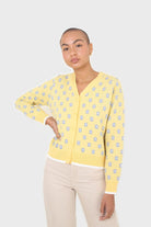 Yellow and blue intarsia daisy cardigan_6