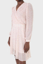 Ivory and red tiny flower print dress_6