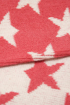 Pink contrast stars socks_2