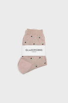 Pink double dot socks_4