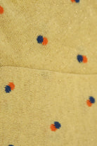 Yellow double dot socks_2