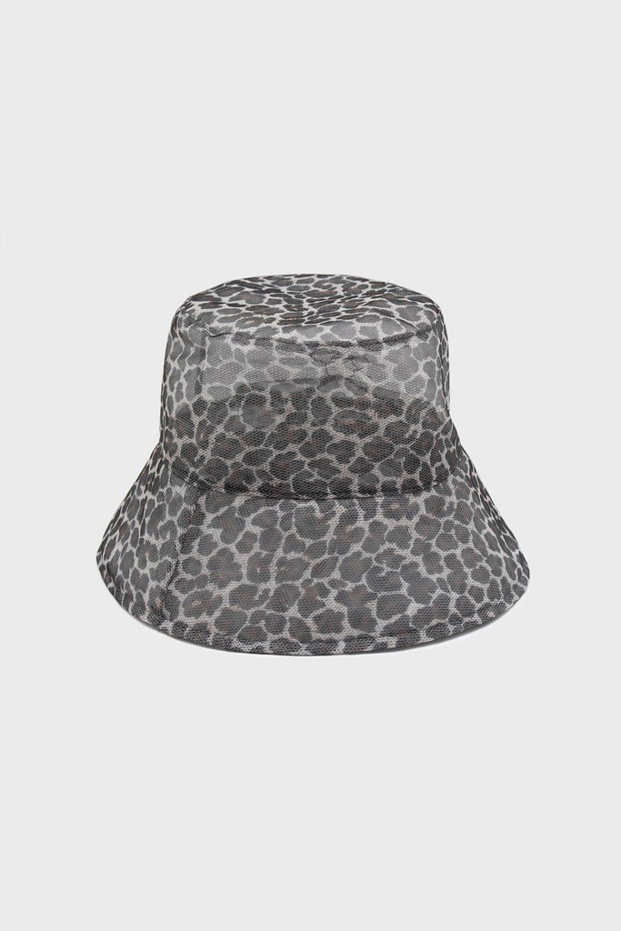 Grey mesh leopard print bucket hat_1