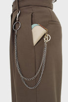 Ivory and aqua genuine leather cardholder_2