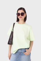 Lime green crew neck short sleeve tee_7