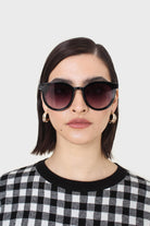 Black colourblock sunglasses_2