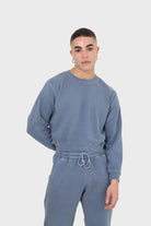 Dusty blue pigment oversized sweatshirt_1