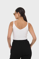 Ivory v-neck knit tank_9