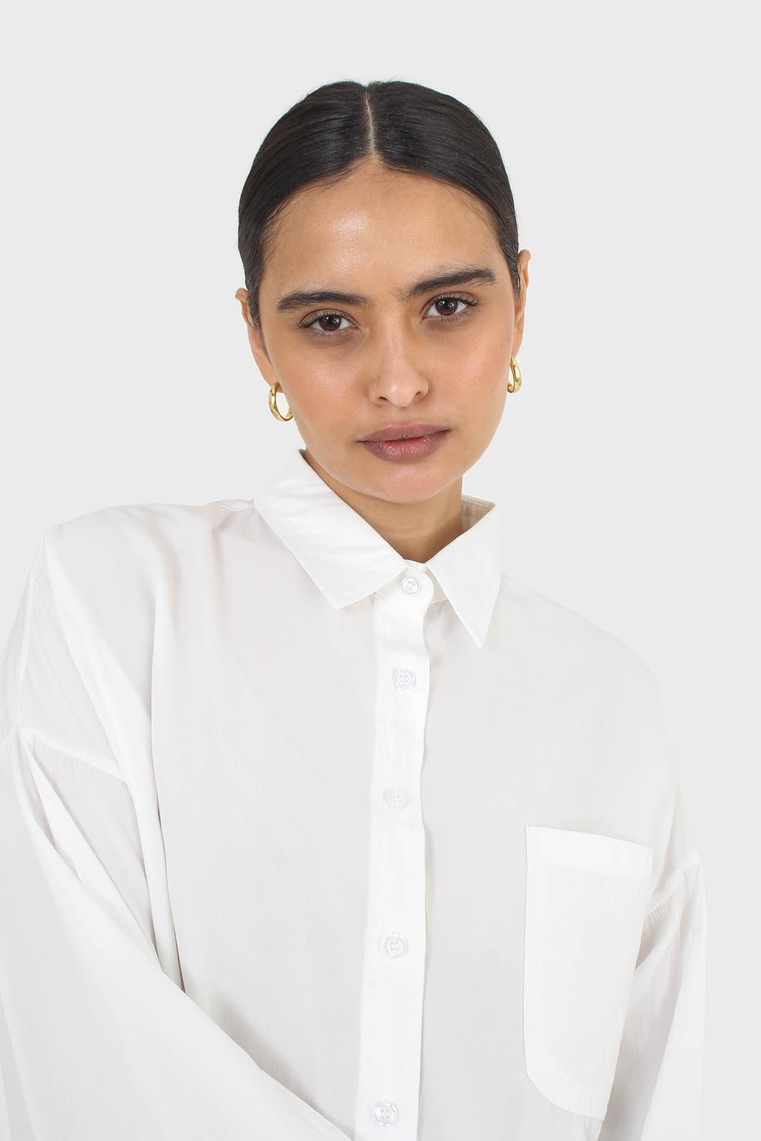 Ivory asymmetic buttons shirt_6