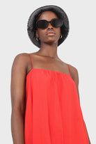 Bright red thin strap maxi dress_5