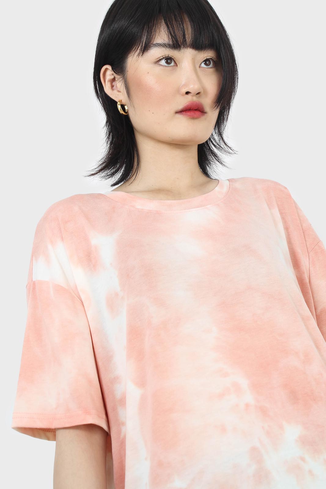 Pink and white tie dye t-shirt_7