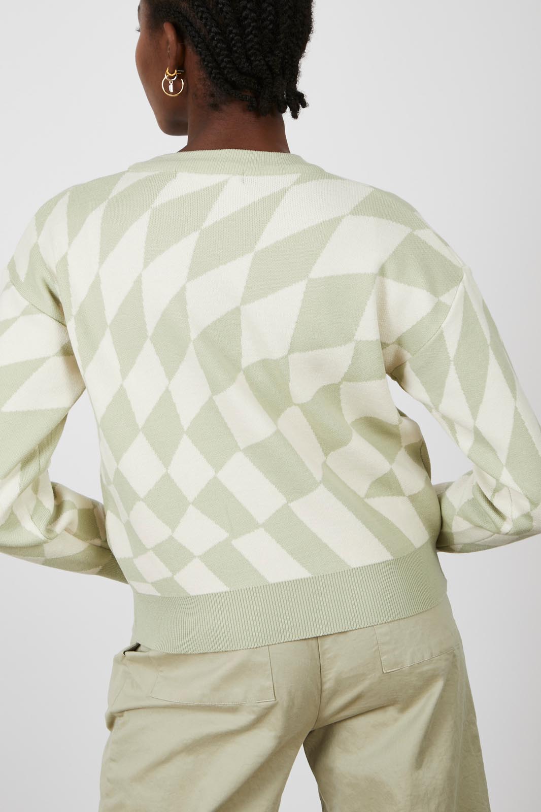 Sage and ivory psychedelic intarsia jumper_6