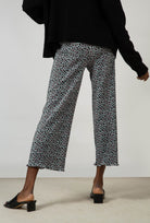 Blue and pink leopard micro pleat trousers_3