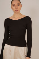 Oatmeal and brown contrast stitch mini skirt_6