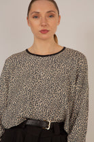 Ivory and black leopard print cropped long sleeved top_6