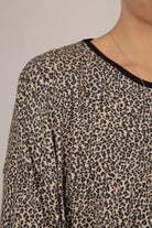 Ivory and black leopard print cropped long sleeved top_7